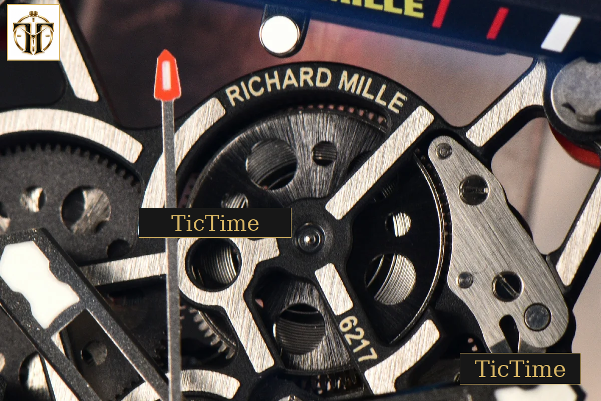 RM035-02 APSF Red NTPT Red Rubber Strap V2 (Free Sprung) RMAL1 — foto 7