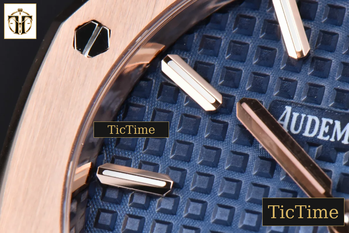 Royal Oak Ladies 67650OR 33mm ZF RG Blue Dial RG Bracelet Quartz — foto 7