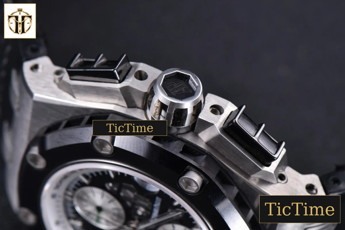 Royal Oak Offshore Ruben Barrichello II 44mm JF Skeleton Dial Black Leather Strap V2 A3126 — foto 20