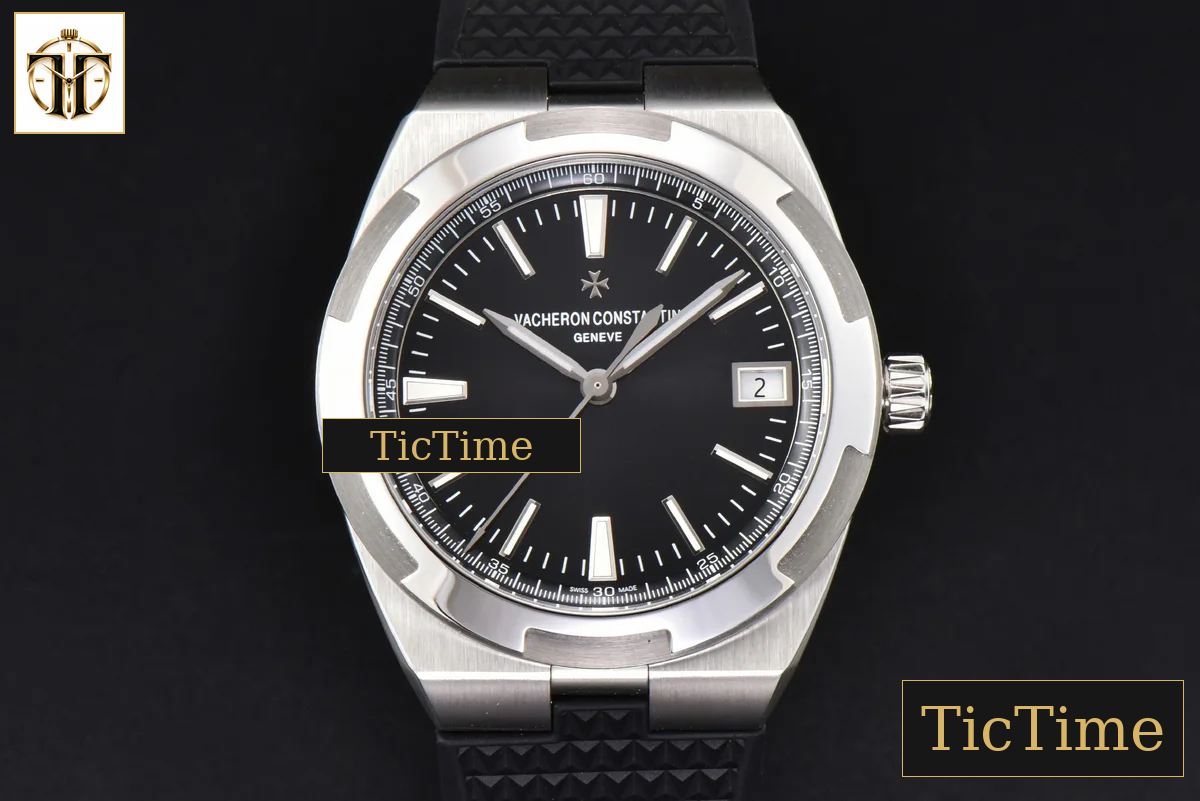 Overseas 4500V 41mm ZF Black Dial Black Rubber Strap A5100 — foto 2