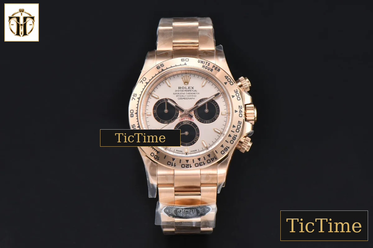Daytona 126505 40mm Clean Factory RG Black Subdial RG Bracelet SH4131 — foto 2